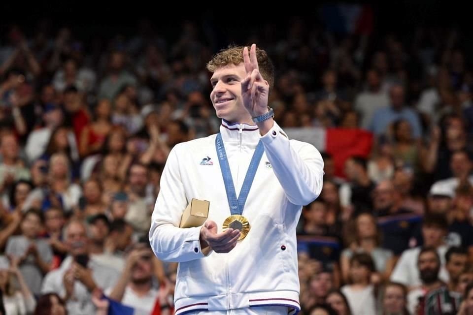 Léon Marchand ganó su segundo oro en la natación olímpica de París 2024.