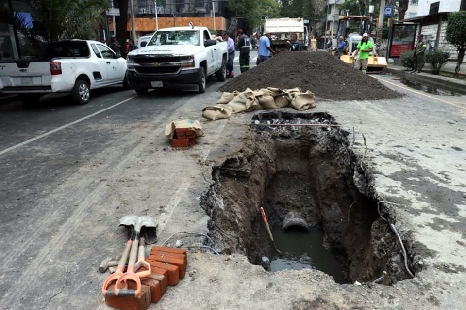 Ayer el problema volvió a surgir.