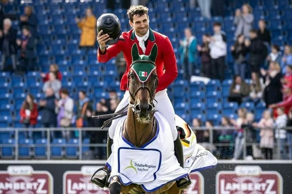 El jinete regio Eugenio Garza buscará junto al equipo mexicano una medalla el viernes.