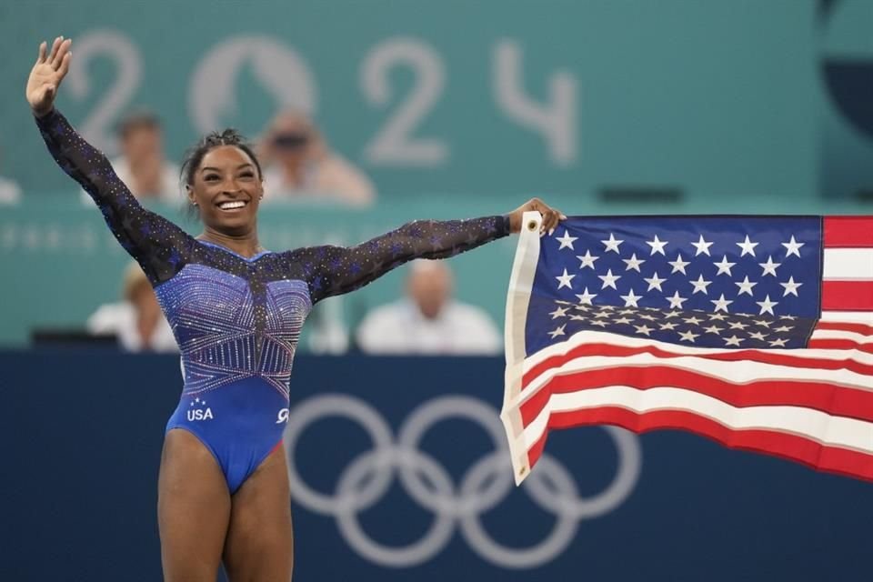 La gimnasta estadounidense Simone Biles dominó la prueba de All Around y se cuelga el segundo Oro en los Juegos Olímpicos de París 2024.