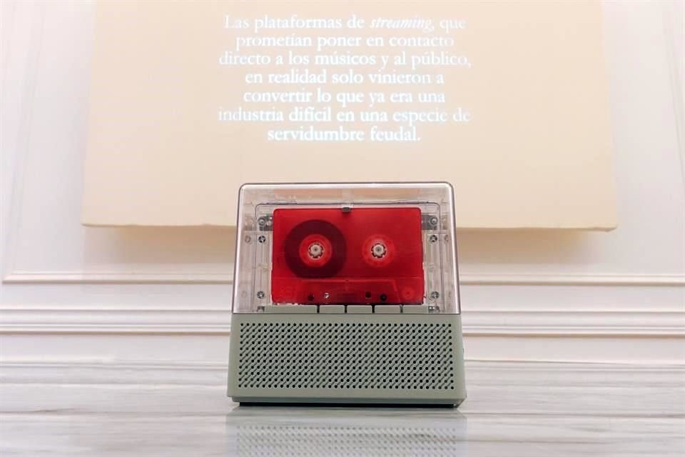 'Manumisión', pieza que el músico exhibe en la muestra 'Persona', de la galería Art House.