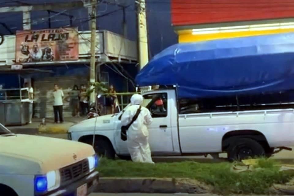 El ataque se registró sobre la Avenida Ruiz Cortines, a la altura de la Colonia La Laja.