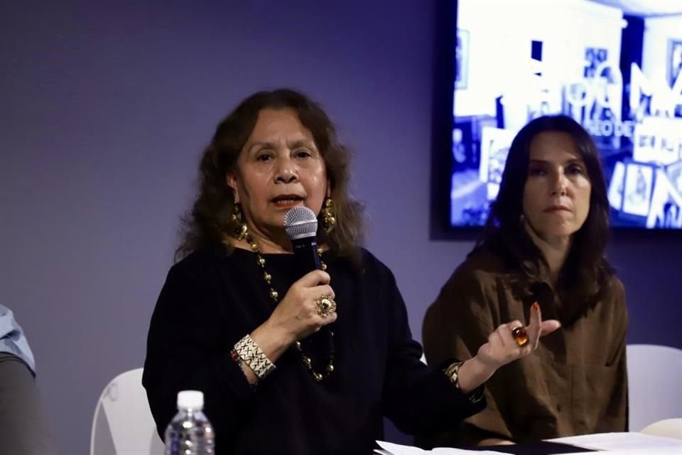 Lucina Jiménez, directora del INBAL, participó este jueves en el anuncio del programa conmemorativo por el medio siglo del Museo de Arte Carrillo Gil.