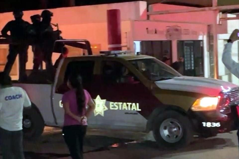 Elementos de la Guardia Nacional y Estatal resguardaron el Cedes y el operativo.