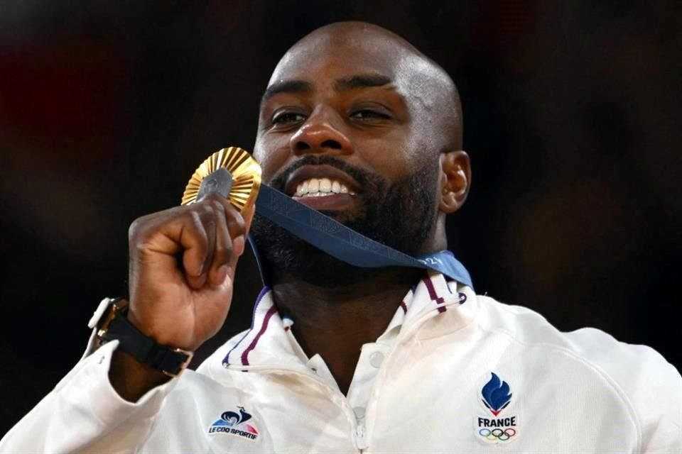 Teddy Riner sumó su sexta medalla olímpica y la cuarta de Oro en su carrera.