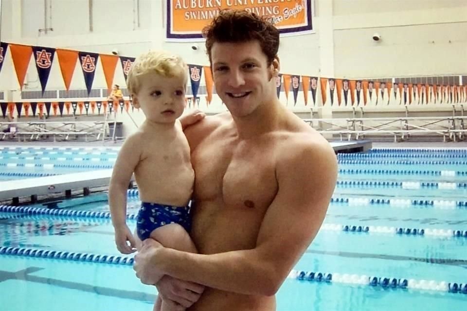 Dos generaciones de natación.