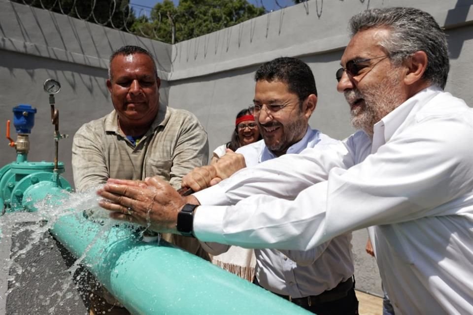 Con los pozos repuestos se llegó a la meta de obtener 2 mil 020 litros por segundo, una parte de la disminución aplicada por la falta de abastecimiento suficiente en las presas del Cutzamala.