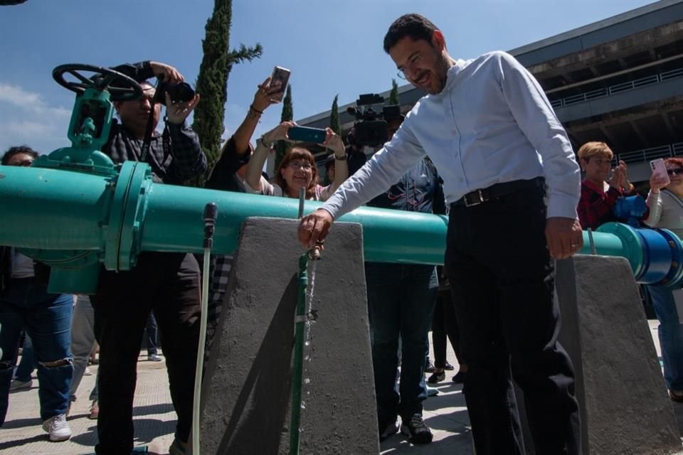 En Santa Bárbara, en Azcapotzalco, el Sistema de Aguas de la Ciudad de México (Sacmex) restituyó los pozos Pataco III y San Martín Xochinahuac.