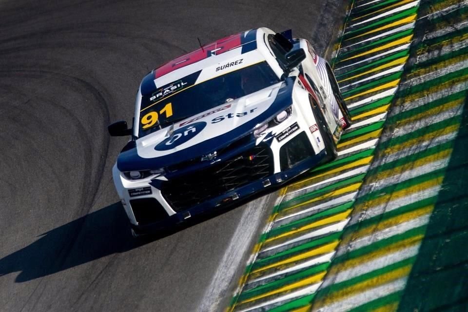 El regio Daniel Suárez corrió con el equipo Singus Competition aprovechando el parón en la NASCAR de Estados Unidos.