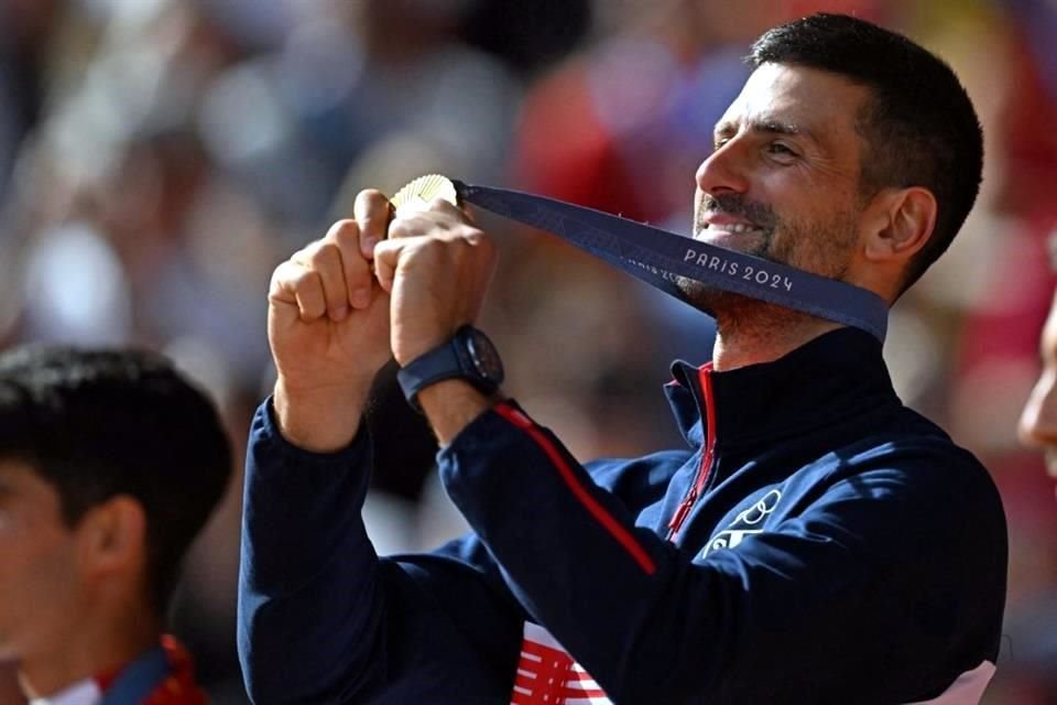 Djokovic, con 24 títulos de Grand Slam y dos medallas olímpicas en su palmarés, sigue coronando su gran carrera en el tenis.