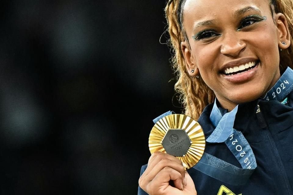 Rebeca Andrade se llevó la medalla de Oro.