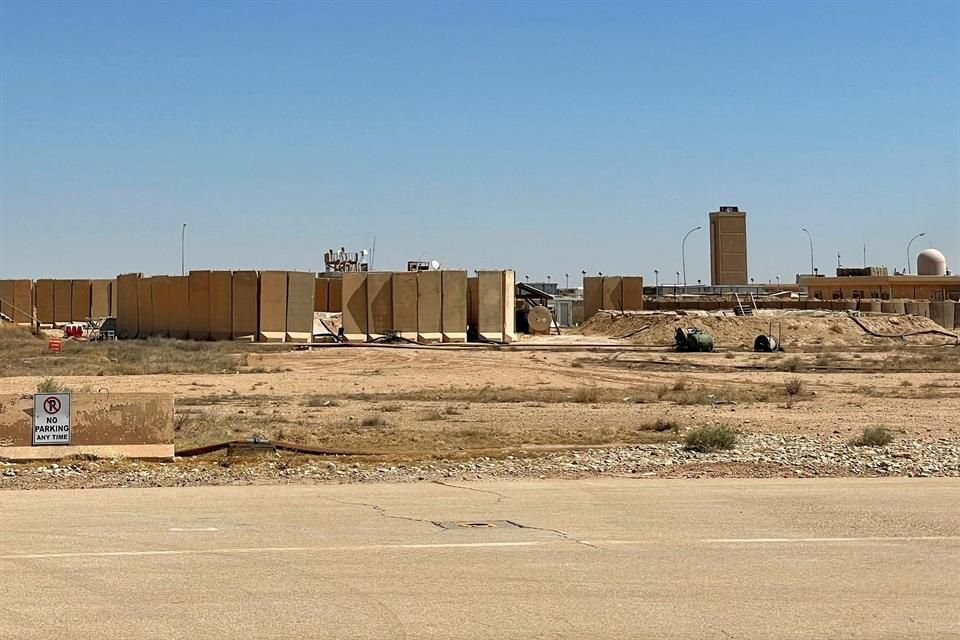 La base aérea de Al Asad in Irak el 8 de julio de 2021.