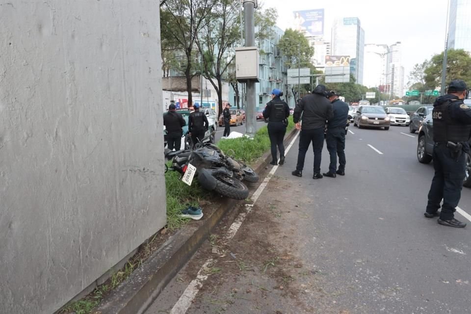 El accidente ocurrió a la altura de Calle Lago Filt, en la Colonia Ampliación Granada.