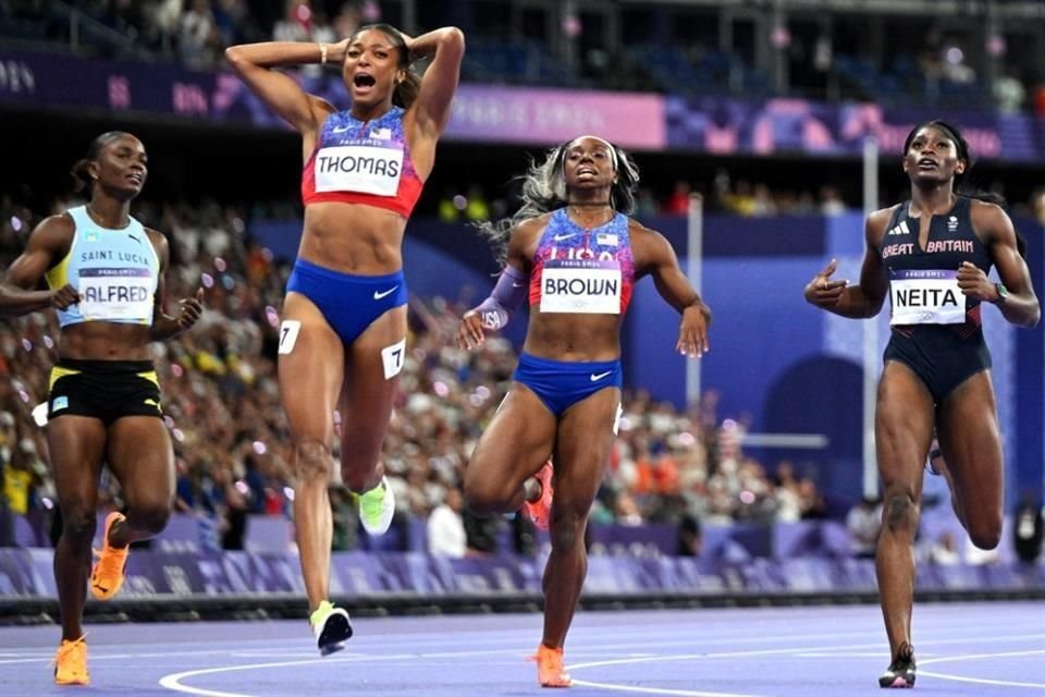 Gabrielle Thomas se llevó el Oro en los 200 metros femeniles.