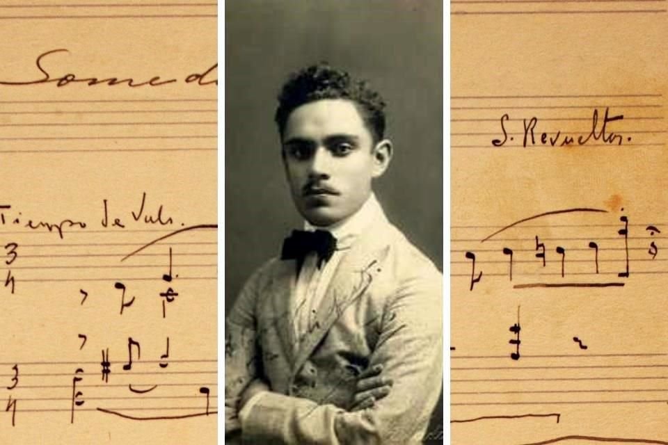 Silvestre Revueltas tenía entre 15 y 24 años cuando escribió sus primeras obras; la imagen corresponde al joven compositor.
