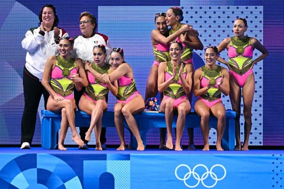 Luego de presentar la rutina acrobática, el equipo mexicano de natación artística finalizó en la séptima posición en Juegos de París 2024.