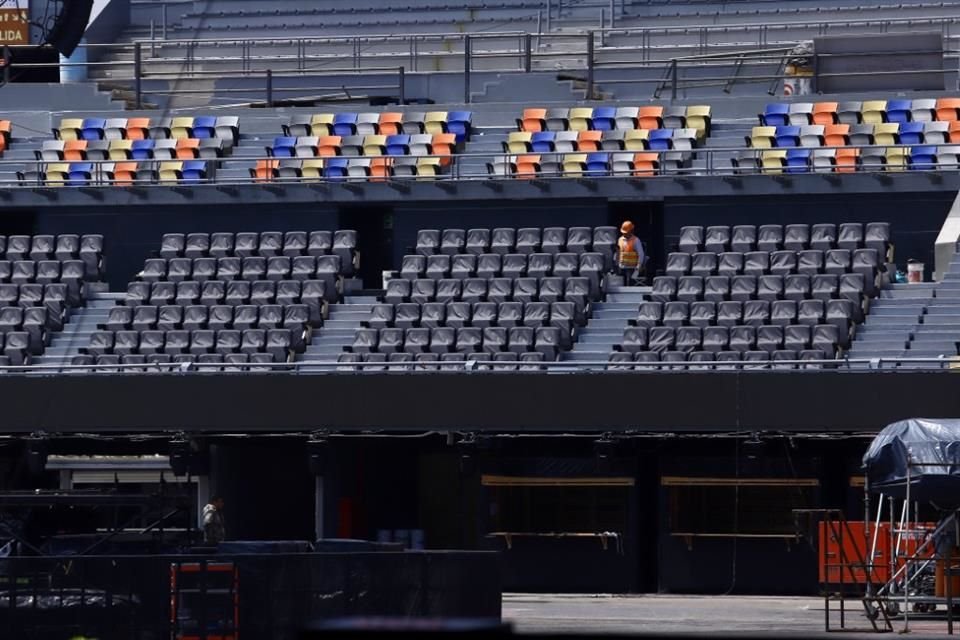 El Foro Sol fue sometido a una remodelación total, con la que le incluyeron butacas y elevadores.