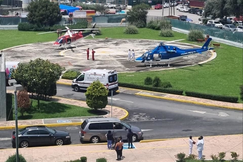 De las personas lesionadas, tres fueron trasladadas por el Grupo de Rescate Aéreo Relámpagos.