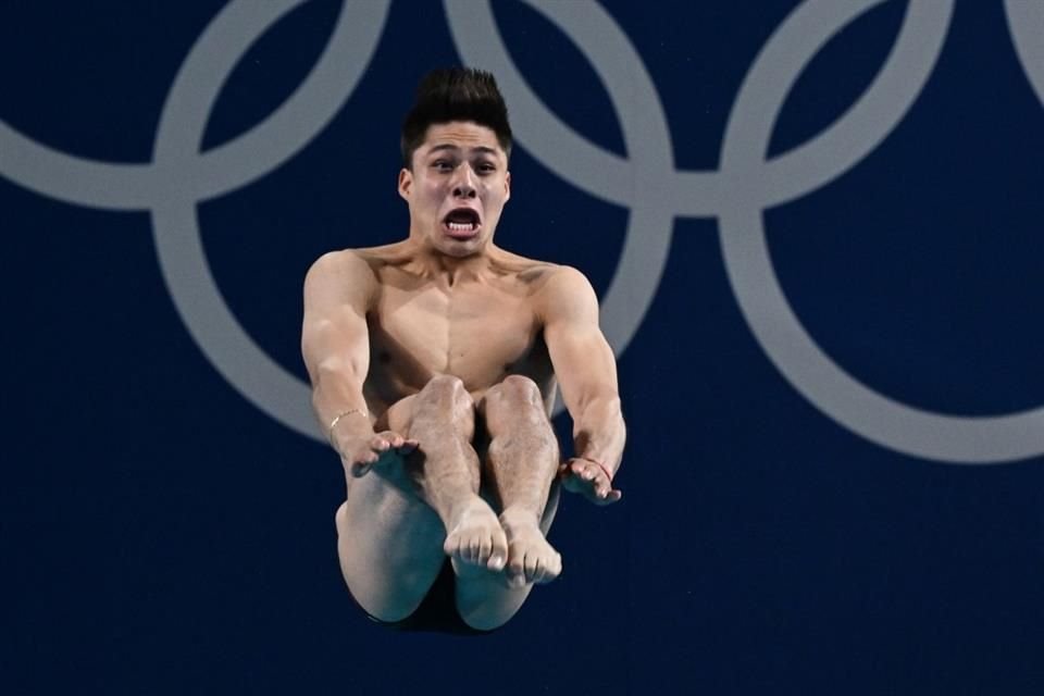 El mexicano tuvo una gran competencia en el trampolín individual.