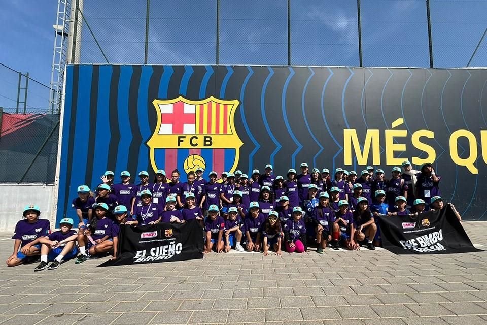 Lleva Bimbo a niñas de 22 países a jugar en el FC Barcelona