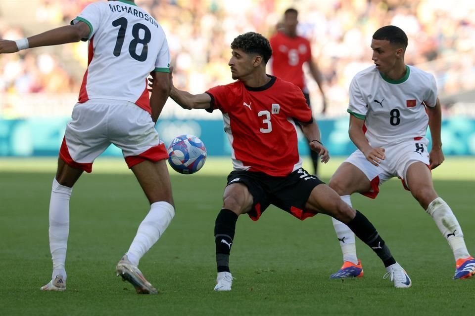 Egipto no pudo meterse en el juego y fue ampliamente dominado por los marroquíes en Nantes.