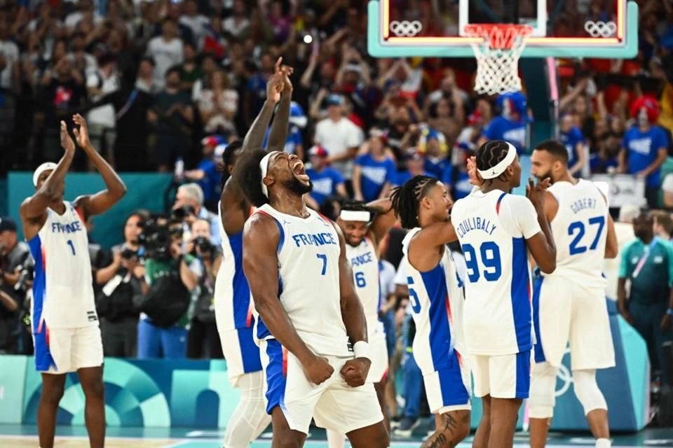 Francia venció 73-69 a Alemania en las Semifinales de París 2024 y espera que EU derrote a Serbia para cobrarse revancha por el Oro.