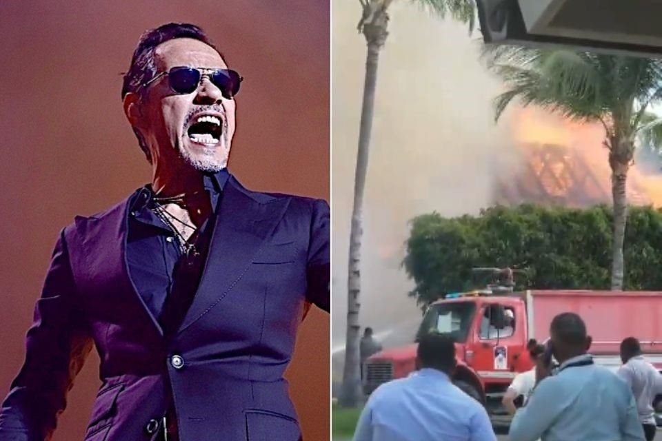 Se registró un incendio en la mansión de Marc Anthony llamada 'El Oasis', ubicada en Casa de Campo, República Dominicana.