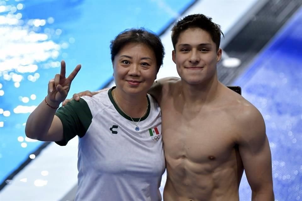 La entrenadora Ma Jin considera que Osmar Olvera tendrá su mejor momento en los próximos Juegos Olímpicos.