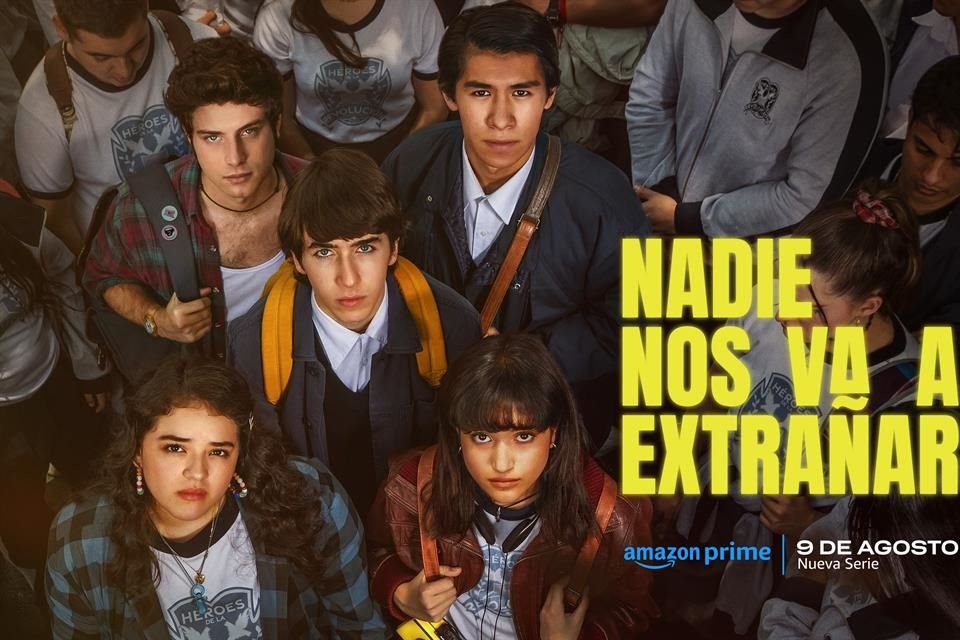 Prime Video estrena 'Nadie Nos Va a Extrañar', que muestra a un grupo de cinco amigos que intentarán sobrevivir al acoso escolar en los 90.