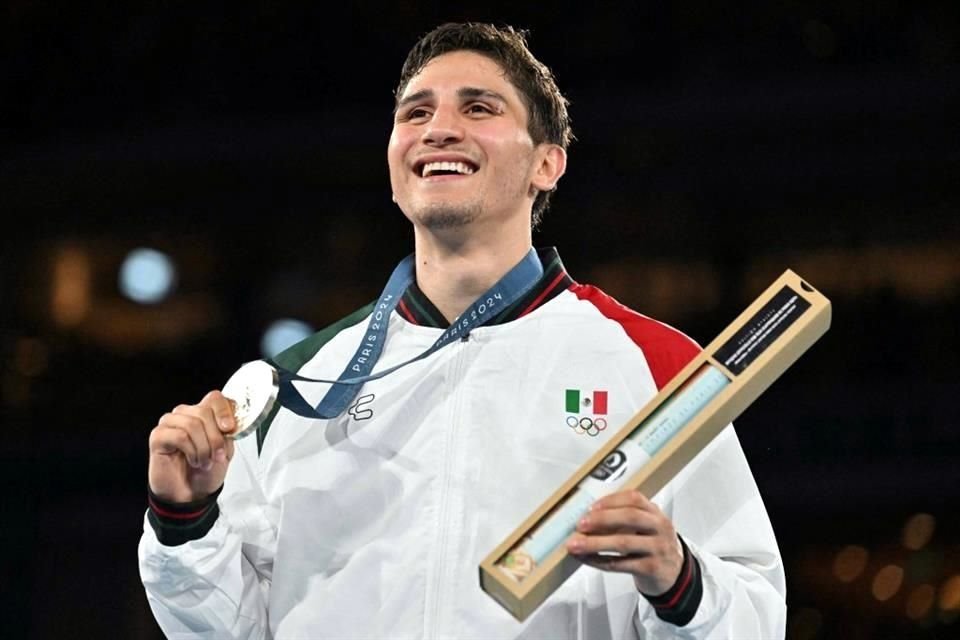 Marco Verde, ganador de la última medalla de México en París 2024. Las cinco preseas mexicanas en los JO les alcanzó para acabar en el puesto 65 del medallero.