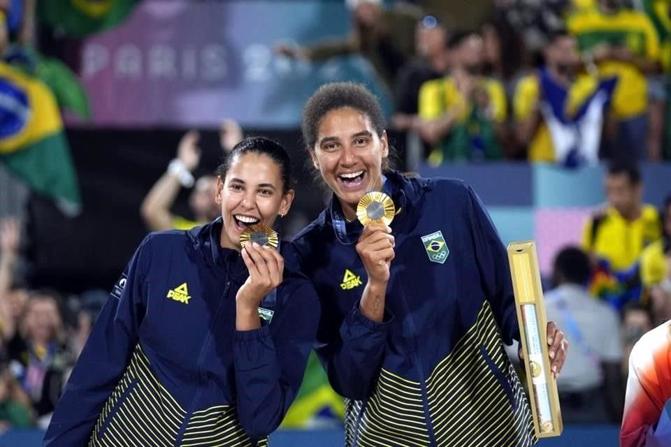 La dupla brasileña es campeona olímpica.