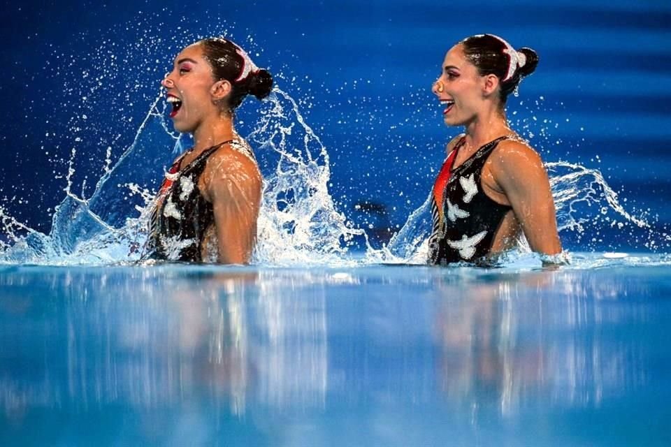 Joana Jiménez y Nuria Diosdado culminaron en el duodécimo puesto en dueto de natación artística en París 2024.