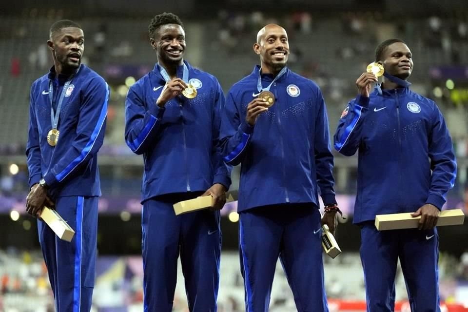 Tanto en la rama varonil como en la femenil, Estados Unidos conquistó el Oro en el relevo 4x400 de París 2024.