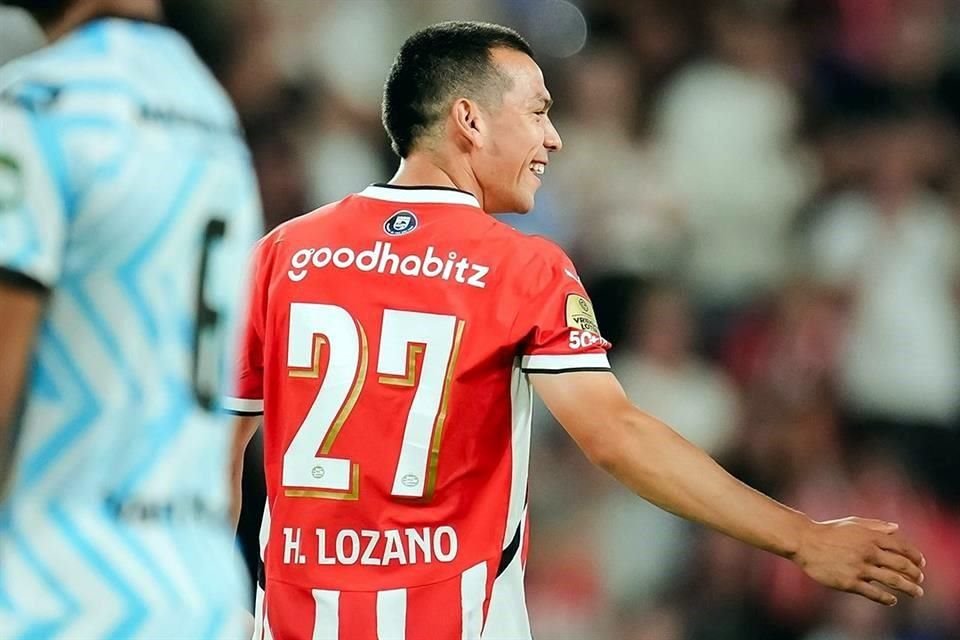 Lozano está en su última temporada con el PSV.