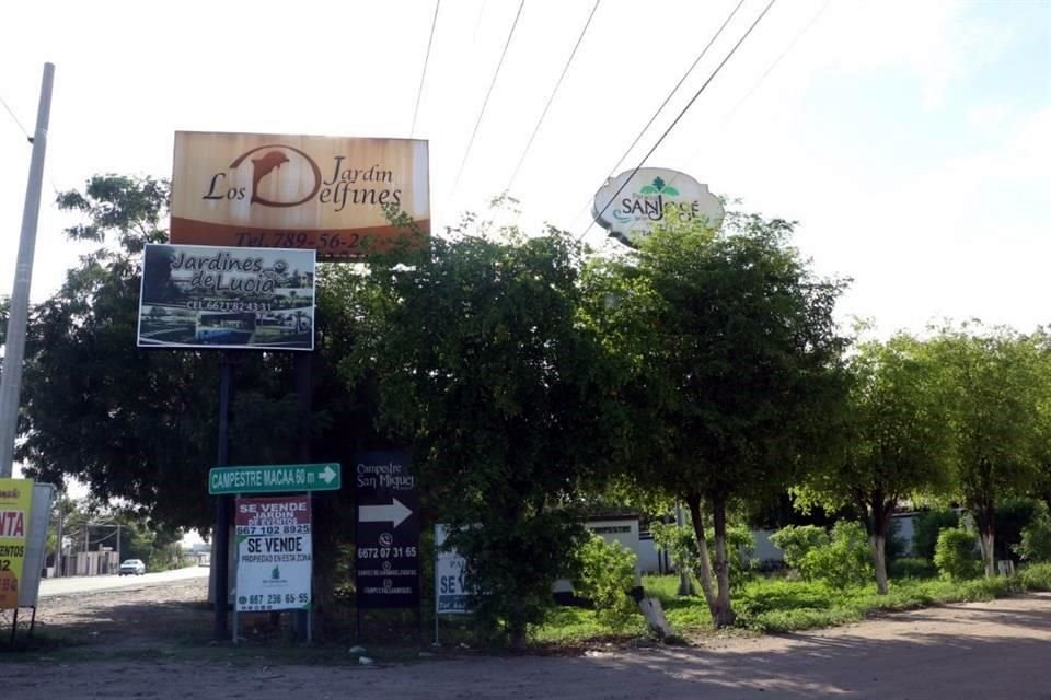 El sitio cuenta con una veintena de ranchos de descanso a las orillas, en el pueblo de Bellavista, en medio de la carretera Culiacán-Culiacancito.