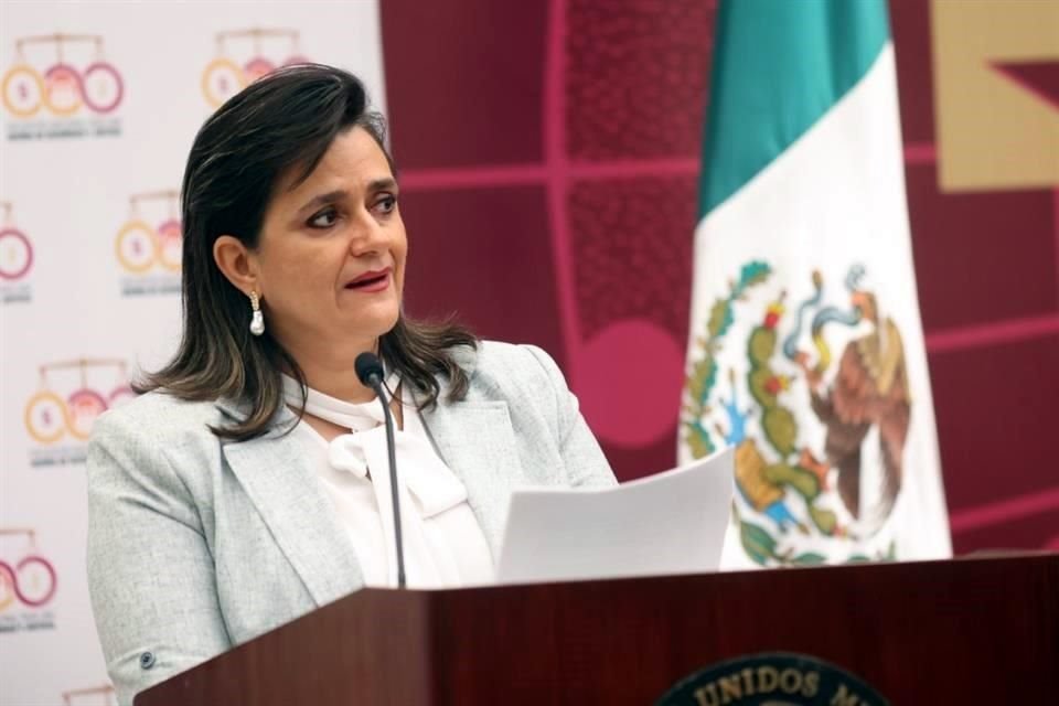 La Ministra Margarita Ríos Farjat participó en Monterrey, en abril pasado, en el 'Encuentro Nacional para una Agenda de Seguridad y Justicia'.