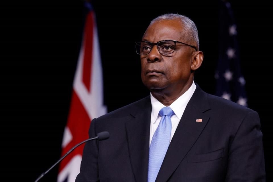 El Secretario de Defensa, Lloyd Austin, durante una conferencia de prensa en Maryland, el 6 de agosto.