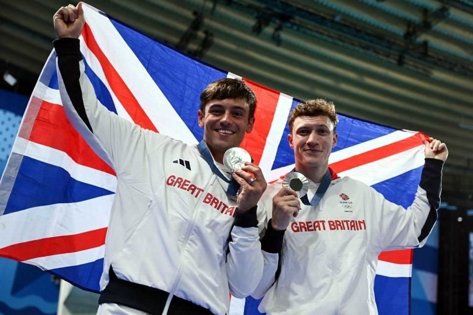 Tom Daley ganó su última medalla olímpica de clavados en París con Noah Williams en la Plataforma de 10 metros sincronizado.