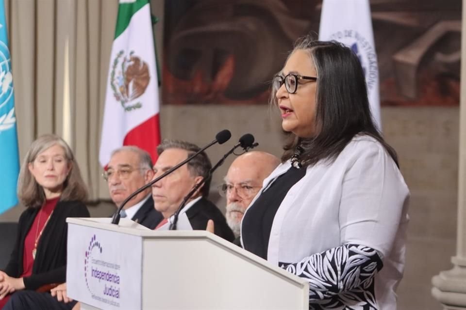 La Ministra presidenta de la Corte dijo que independencia judicial es patrimonio de la humanidad.