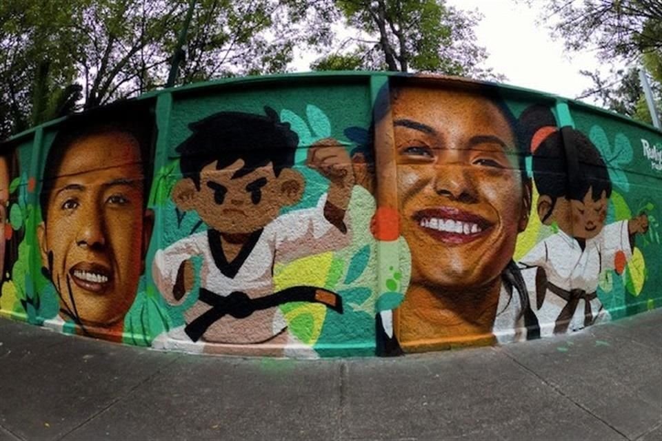 La CDMX pintará 16 murales en Calzada de Tlalpan y Viaducto Tlalpan en honor a los atletas que participarán en los Juegos Paralímpicos.