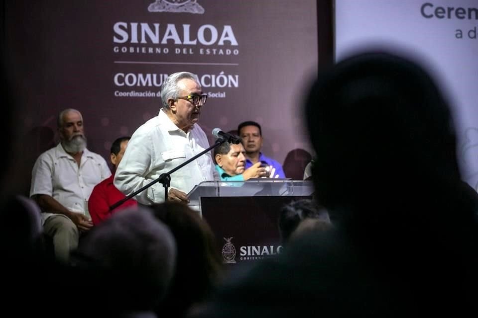 Rubén Rocha Moya, Gobernador de Sinaloa.