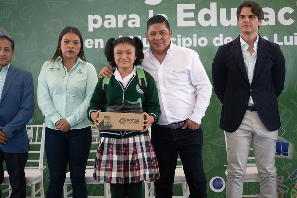 Niñez potosina recibe histórico apoyo en educación