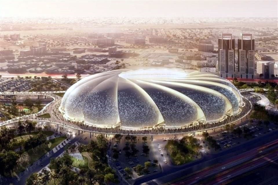 Populous ha creado un exterior de estadio dinámico que expresa la elegante rotación de las olas y los motivos espirales que se encuentran comúnmente en la naturaleza.