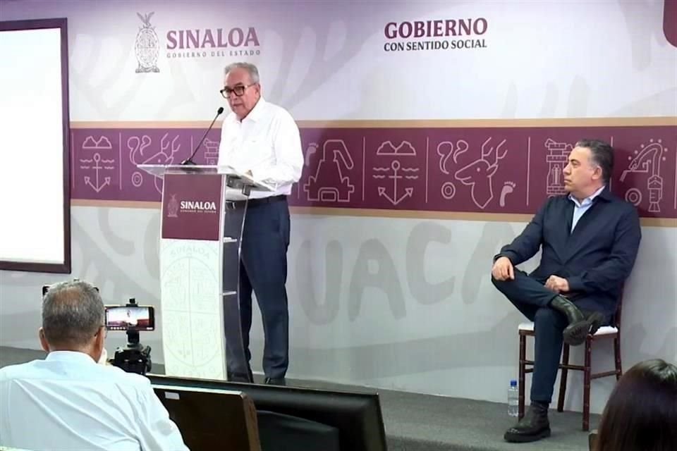 En conferencia, el Mandatario sinaloense reconoció que los homicidios registrados el fin de semana está vinculado a la entrega de capos a Estados Unidos.