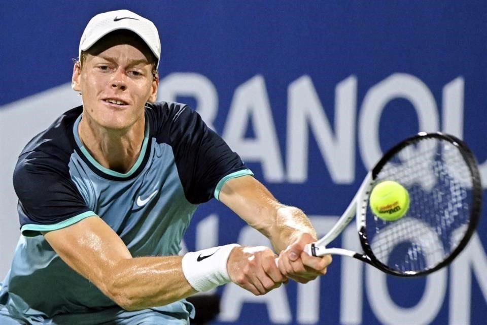 Jannik Sinner ayer se coronó en el Abierto de Cincinnati.