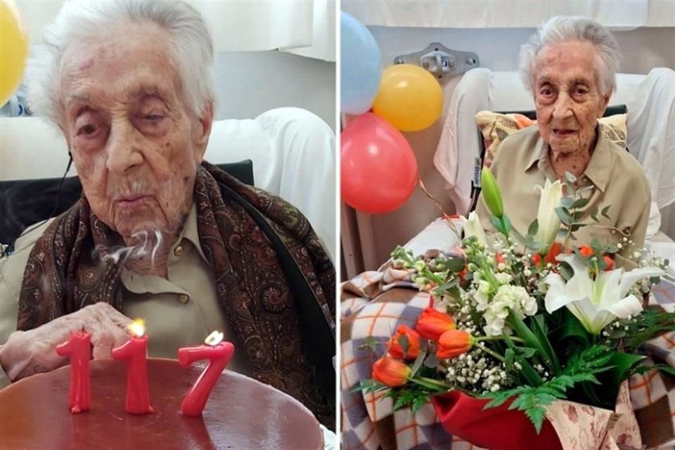 Maria Branyas, considerada la persona más anciana del mundo, murió a los 117 años en un asilo de ancianos en España.