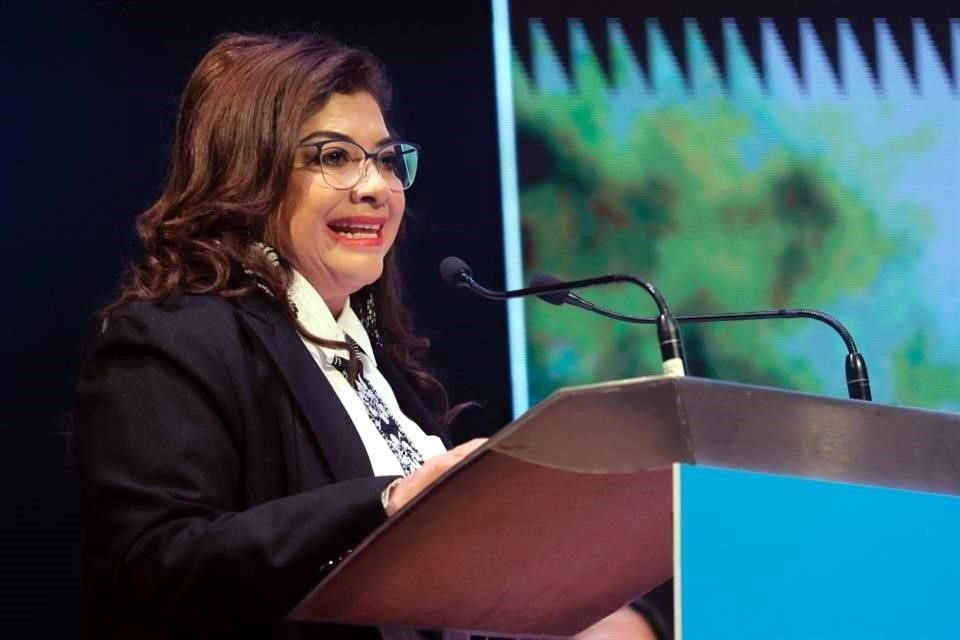 La Jefa de Gobierno electa Clara Brugada asistió al Informe Anual de la UNICEF México en el Museo de Antropología.