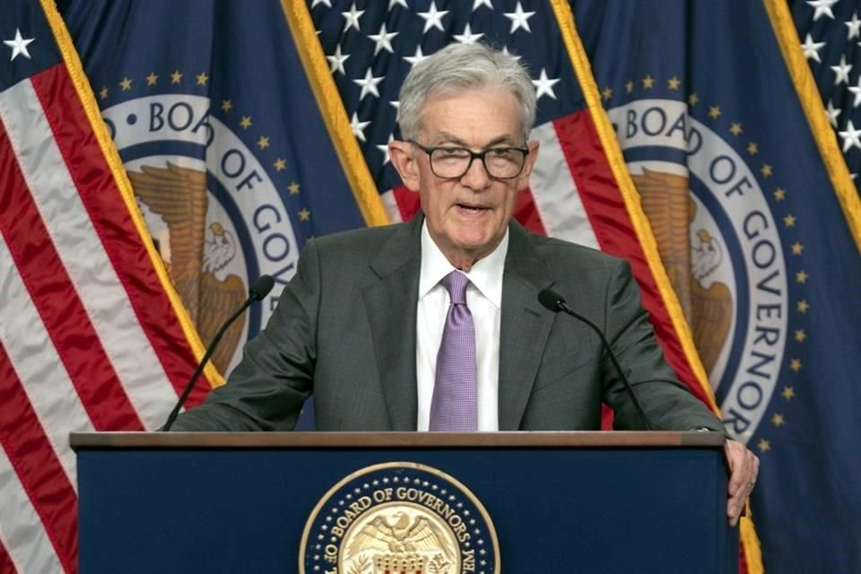 Jerome Powell, presidente de la Reserva Federal estadounidense.