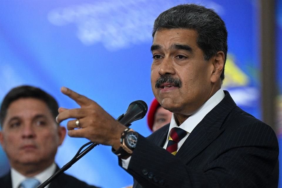 El Presidente de Venezuela, Nicolás Maduro, durante una conferencia de prensa en Caracas, el 9 de agosto del 2024.