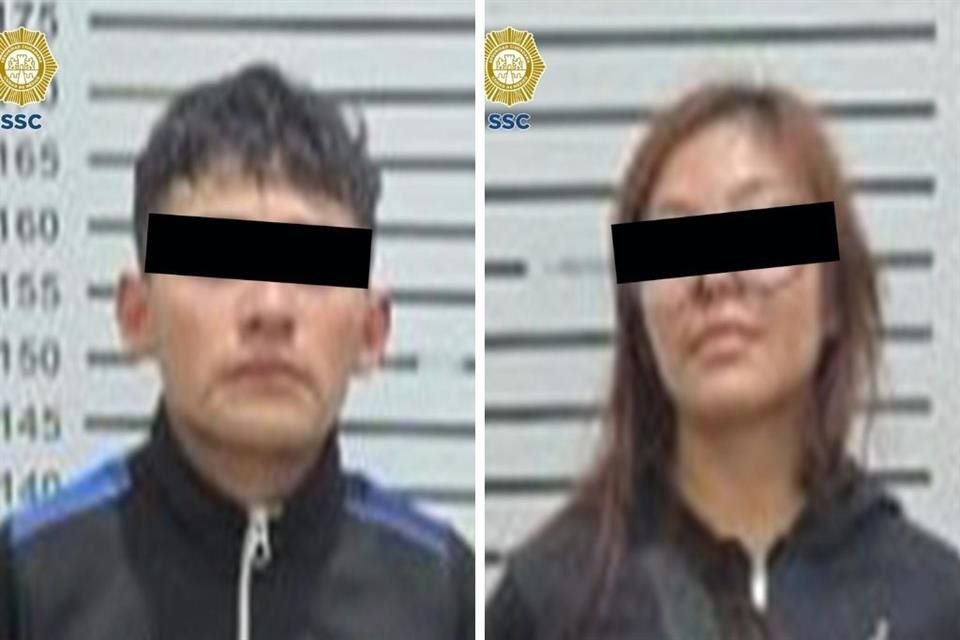 La mujer, de 18 años, y el hombre, de 20, fueron trasladados al Ministerio Público.